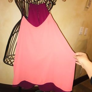 Reversible Peach and Purple Tank Top